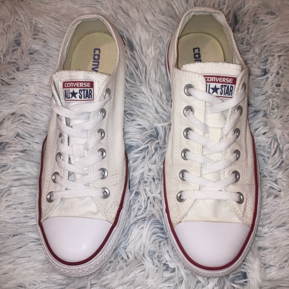 🛹Converse 10 White Low Top All-Star Shoes🛹 - Picture 2 of 11